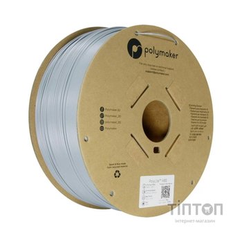 Пластик для 3D-принтера Polymaker ABS POLYLITE 1,75mm 3kg GREY (PE01024)