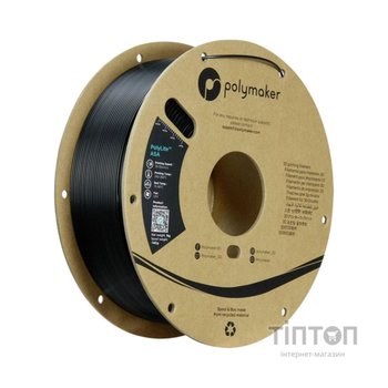 Пластик для 3D-принтера Polymaker ASA POLYLITE 1,75mm 1kg JET BLACK (PF01044)