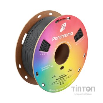 Пластик для 3D-принтера Polymaker PLA PANCHROMA MATTE 1,75mm 1kg ASH GREY (CA04014)