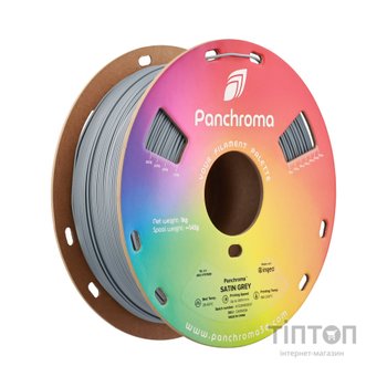 Пластик для 3D-принтера Polymaker PLA PANCHROMA SATIN 1,75mm 1kg GREY (CA05004)