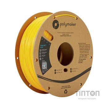 Пластик для 3D-принтера Polymaker PLA POLYLITE 1,75mm 1kg YELLOW (PA02007)