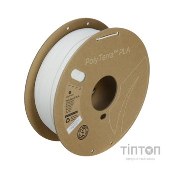 Пластик для 3D-принтера Polymaker PLA PolyTerra 1,75mm 1kg COTTON WHITE (PM70822)