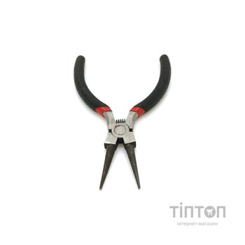 Плоскогубці Voltronic круглогубці, чорні ручки, 130х25, 80гр (YT-CD125х30)