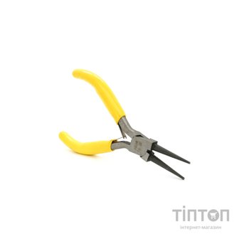Плоскогубці Voltronic круглогубці жовті ручки, 125мм, 55гр (YT-MYTEC125Long)