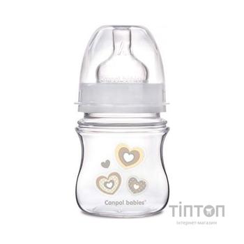 Пляшечка для годування Canpol babies антиколькова EasyStart Newborn baby 120 мл (35/216_bei)