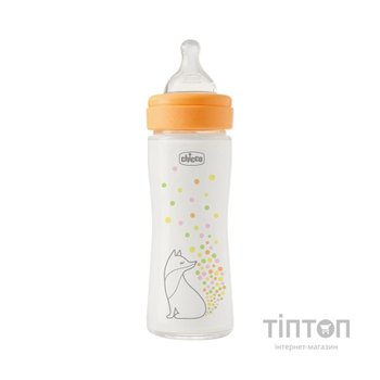 Пляшечка для годування Chicco Perfect Easy силіконова, від 0+ міс. повільний потік 240 мл, (20252.10)