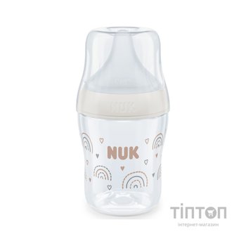 Пляшечка для годування Nuk Perfect Match S Веселка, пластикова, 150 мл (3954131)