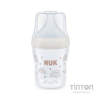 Пляшечка для годування Nuk Perfect Match S Веселка, скляна, 120 мл (3954140)