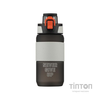 Пляшка для води Ardesto Motion 600мл, пластик, чорний (AR2260ML)