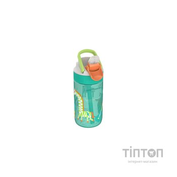 Пляшка для води Kambukka Lagoon kids Disco Zoo 400 мл помаранчева (11-04058)
