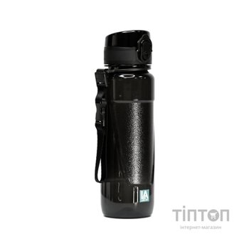 Пляшка для води Line Art Lens 600 мл чорний (60014418LA-01)
