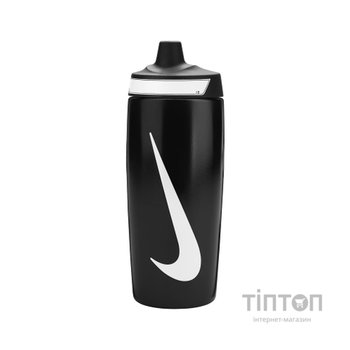Пляшка для води Nike REFUEL BOTTLE GRIP 18 OZ N.100.9955.091.18 чорний 532 мл (887791762269)