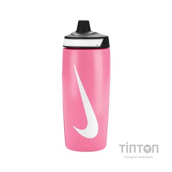 Пляшка для води Nike REFUEL BOTTLE GRIP 18 OZ N.100.9955.645.18 рожевий 532 мл (887791762177)