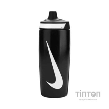 Пляшка для води Nike REFUEL BOTTLE GRIP 24 OZ N.101.0867.091.24 чорний 709 мл (887791762368)