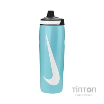 Пляшка для води Nike REFUEL BOTTLE GRIP 24 OZ N.101.0867.430.24 блакитний 709 мл (887791762306)