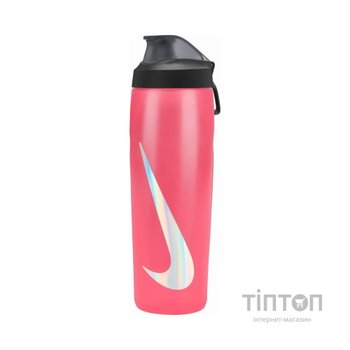 Пляшка для води Nike REFUEL BOTTLE LOCKING LID 24 OZ N.100.7668.646.24 рожевий 709 мл (197774013494)