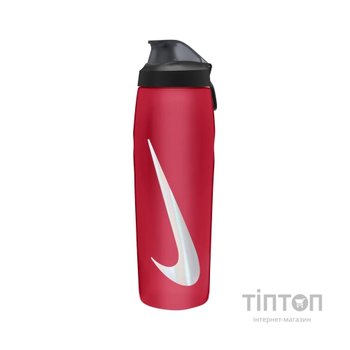Пляшка для води Nike REFUEL BOTTLE LOCKING LID 32 OZ N.100.7670.640.32 червоний, білий, чорний 946 мл (887791745408)