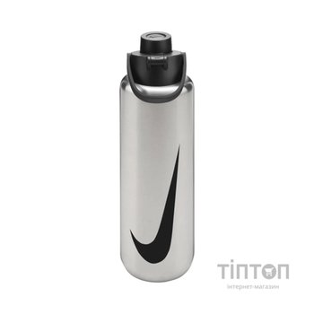Пляшка для води Nike SS RECHARGE CHUG BOTTLE 32 OZ N.101.3800.953.32 сірий 946 мл (887791813343)