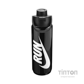 Пляшка для води Nike TR RECHARGE CHUG BOTTLE 24 OZ N.100.4320.044.24 чорний 709 мл (197774012428)