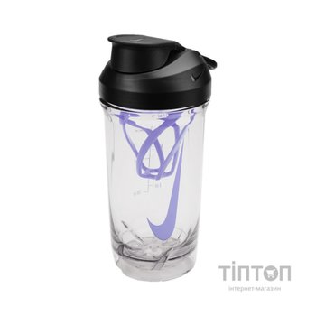 Пляшка для води Nike TR RECHARGE SHAKER BOTTLE 16 OZ N.101.2242.917.16 чорний 473 мл (887791792907)