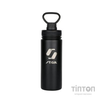 Пляшка для води Stiga Water Bottle Steel Black 550ml (2905-0101-55) (931287)