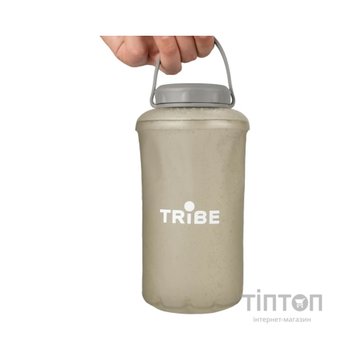 Пляшка для води Tribe Soft Bottle 1 л TPU м'яка grey (T-FE-0023-grey)