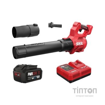 Повітродувка Skil 0331 CA, безщіткова, 4.0 Ah, ЗП (GB1E0331CA+BC1E3111A)