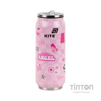 Поїльник-непроливайка Kite Angel термочашка з трубочкою, 500 мл (K25-1264-2)