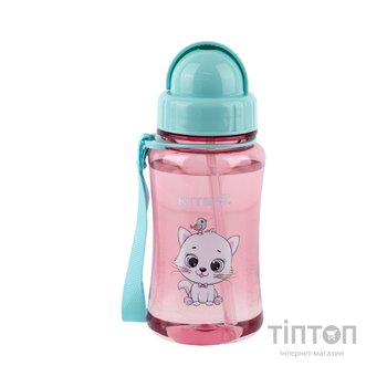 Поїльник-непроливайка Kite Kitty, 350 мл, рожева (K25-399-2)