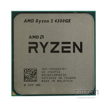 Процесор AMD Ryzen 3 4300GE (100-000000151)