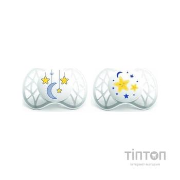 Пустушка Nuvita Air 0м+ 2 шт. светится в темноте (NV7062)