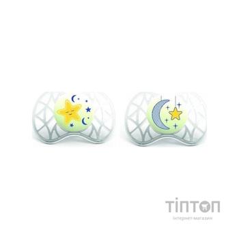 Пустушка Nuvita Air 6м+ 2 шт. светится в темноте (NV7082)