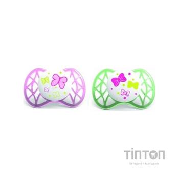 Пустушка Nuvita Air симметрическая 0м+ 2шт. для девочки (NV7061Girl)