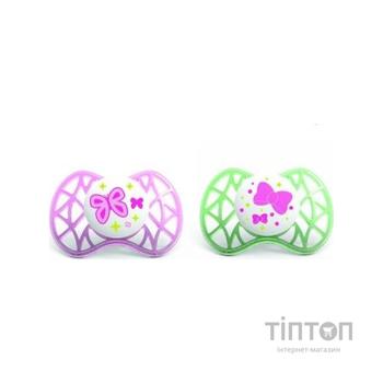 Пустушка Nuvita Air симметрическая 6м+ 2шт. для девочки (NV7081Pink)