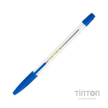 Ручка кулькова BUROMAX non-retractable JOBMAX Corvina, blue, 50шт (BM.8117-01)