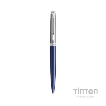 Ручка кулькова Waterman HEMISPHERE Essentials Metal Blue Lacquer CT BP (22 007)