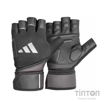 Рукавички для фітнесу Adidas Wrist Wrap Training Gloves ADGB-15054 чорний XL (885652026239)