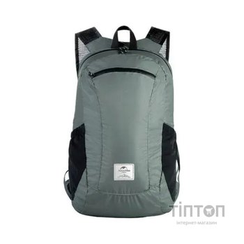 Рюкзак туристичний Naturehike Ultralight NH17A012-B, 18 л, сірий (6927595718667)