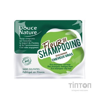 Шампунь Douce Nature Fleur De Shampoo Твердий Для жирного волосся 85 г (3380380058585)