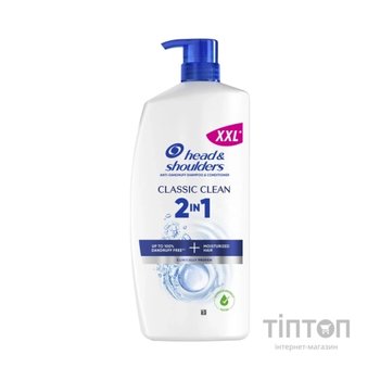 Шампунь Head & Shoulders 2 в 1 Проти лупи Основний догляд 800 мл (8006530004404)