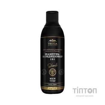Шампунь Triuga Shanti for men 2в1 Для глибокого очищення волосся та бороди 550 мл (4820164642214)