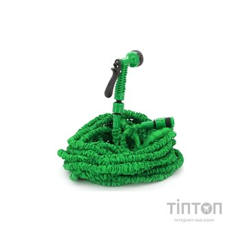 Шланг для поливу Voltronic 17,5-52,5м/175ft + розпилювач, насадка на кран, Blue/Green, Box (Garden hose 17,5-52,5)