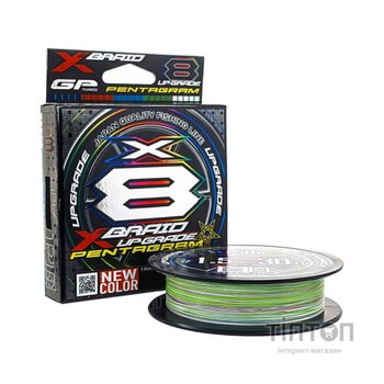 Шнур YGK X-Braid Upgrade X8 Pentagram 200m 0.4/0.104mm 10lb/4.5kg (5545.04.27)