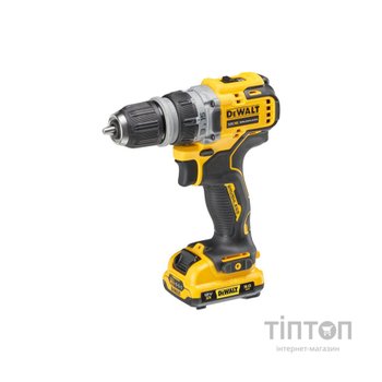 Шуруповерт DeWALT XR Li-Ion 12V, 2x3Ah, зі змінними насадками, 57.5 Нм, 0-425/0-1500 об/хв, 0.7, TSTAK (DCD703L2T)