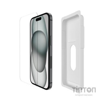 Скло захисне Belkin iPhone 15/14 Pro TemperedGlass (1 Pack) (OVA135ZZ)