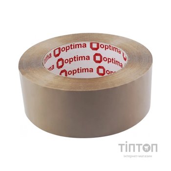 Скотч Optima 48 мм х 160 м х 40 мкм, коричневий (O45323)