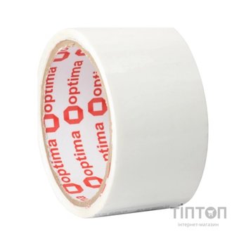Скотч Optima 48 мм х 30 м , білий (O45304-14)