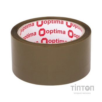 Скотч Optima 48 мм х 60 м х 40 мкм, коричневий (O45319)