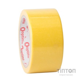 Скотч Optima малярний 48 мм х 27 м, жовтий (O45342)