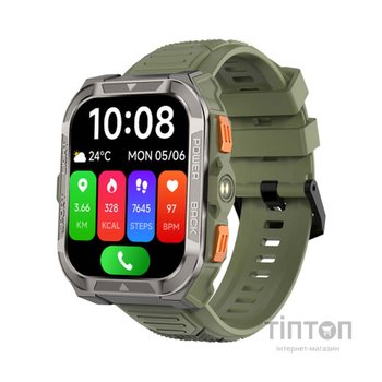 Смарт-годинник Blackview W80 Pro Green (6931548324072)